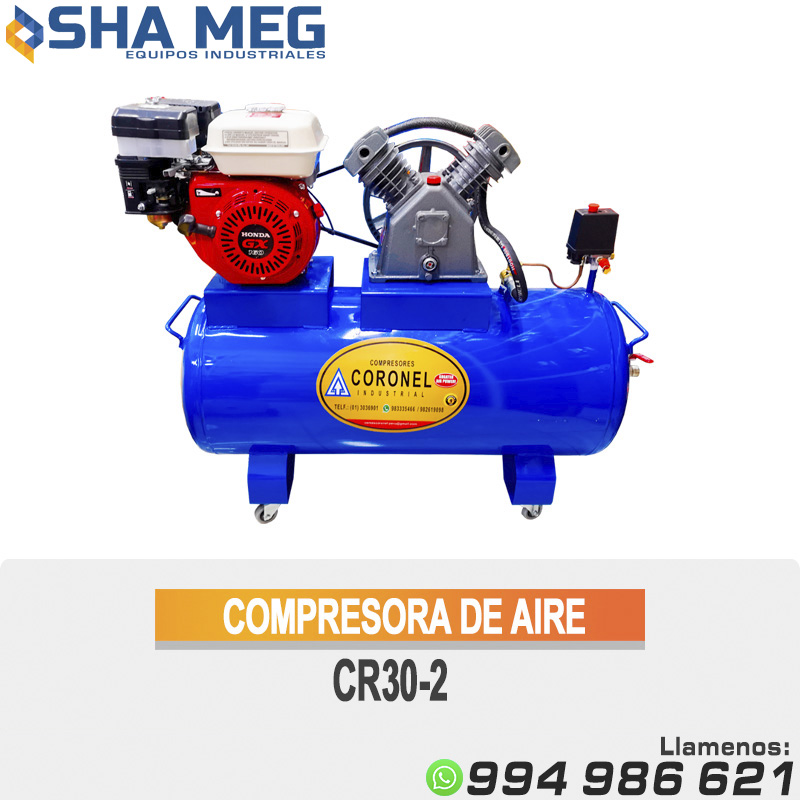 COMPRESORA-CR30-2.jpg COMPRESORA DE AIRE CR30GH-5P CORONEL - Imagen 1
