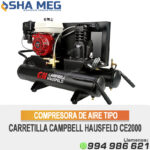 COMPRESORA DE AIRE CAMPBELL HAUSFELD TIPO CARRETILLA CE2000