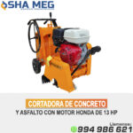 CORTADORA DE CONCRETO Y ASFALTO CR-390-13HP
