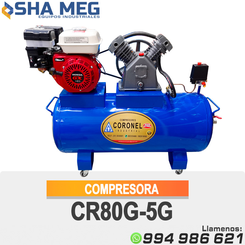 CR80G-5G.jpg COMPRESORA DE AIRE CR40GH-5P CORONEL - Imagen 1