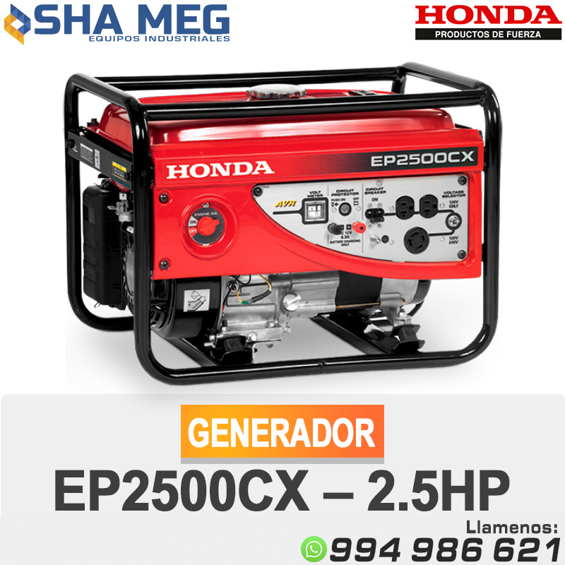 EP2500CX-–-2.5HP.jpg GENERADOR DE CORRIENTE EP2500CX HONDA - Imagen 1