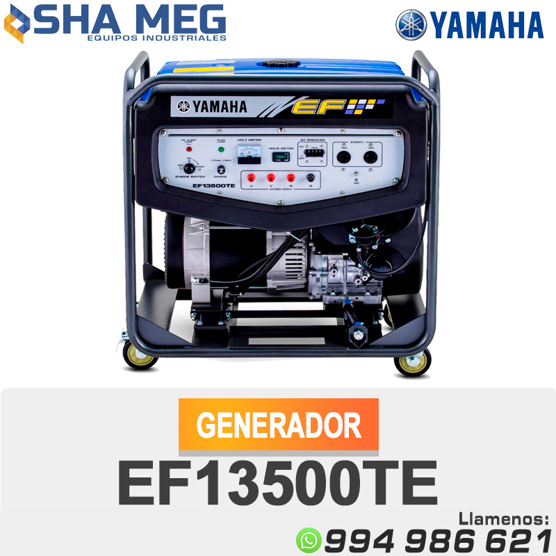 GENERADOR-EF13500TE.jpg GENERADOR DE CORRIENTE TRIFÁSICO EF13500TE YAMAHA - Imagen 1