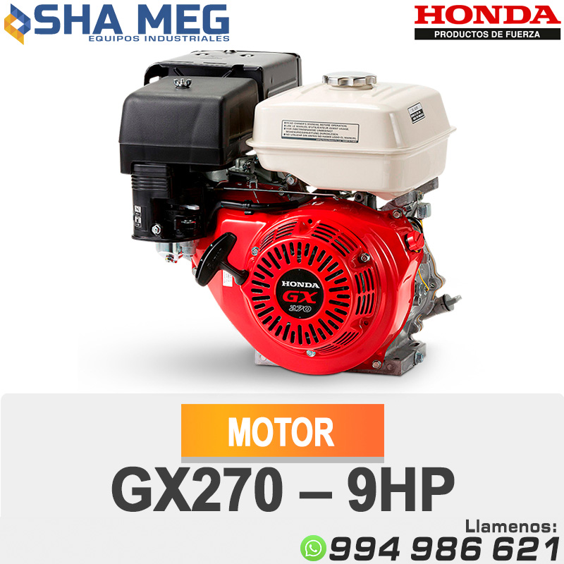 GX270-–-9HP.jpg MOTOR ESTACIONARIO GASOLINERO GX270 HONDA - Imagen 1
