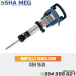 MARTILLO DE PERCUSIÓN PROFESIONAL GSH16-28 BOSCH