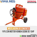 MEZCLADORA DE CONCRETO DE 11P3 MT11-13HG