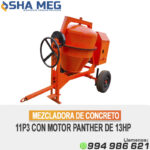 MEZCLADORA DE CONCRETO DE 11P3 MT11-13PG