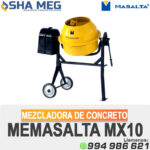 MEZCLADORA DE CONCRETO MX10 MASALTA