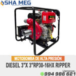 MOTOBOMBA DE ALTA PRESIÓN DIESEL 3"X 3″RP30-16HX RIPPER