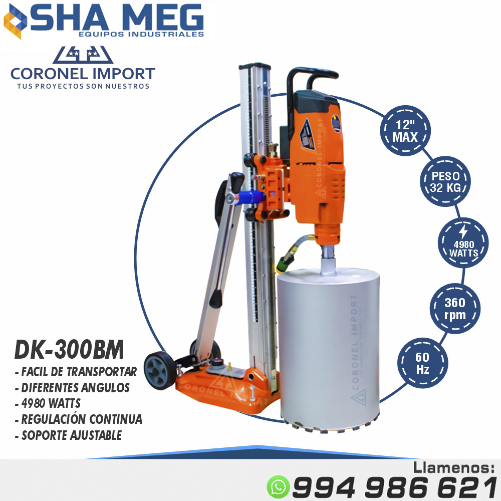 PERFORADORA-DIAMANTINA-MODELO-DK-300BM.jpg PERFORADORA DIAMANTINA DK-300BM CAYKEN - Imagen 1