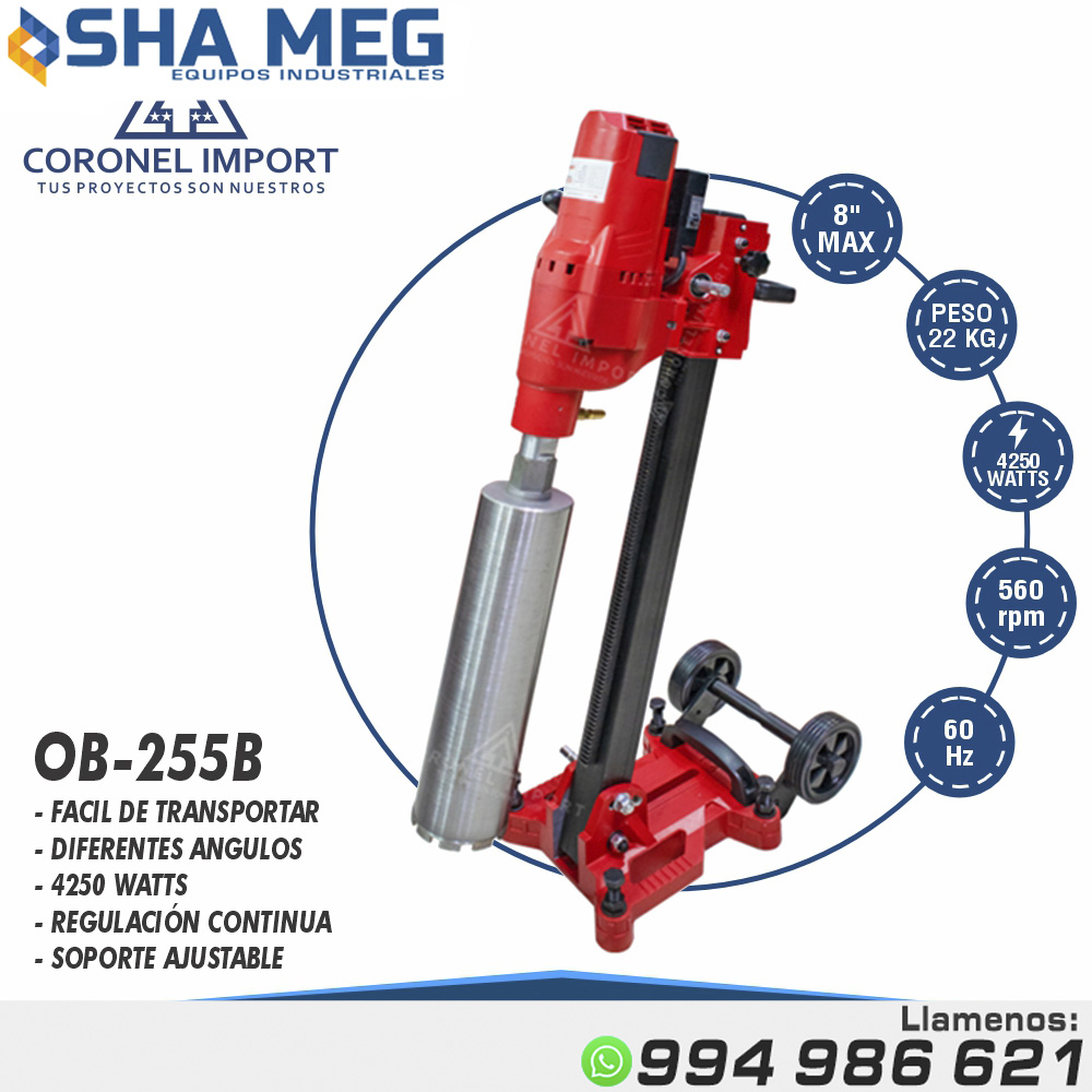 PERFORADORA-DIAMANTINA-MODELO-OB-255B.jpg PERFORADORA DIAMANTINA OB-255B UBAO - Imagen 1